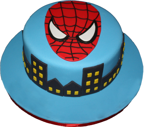 Spiderman cake